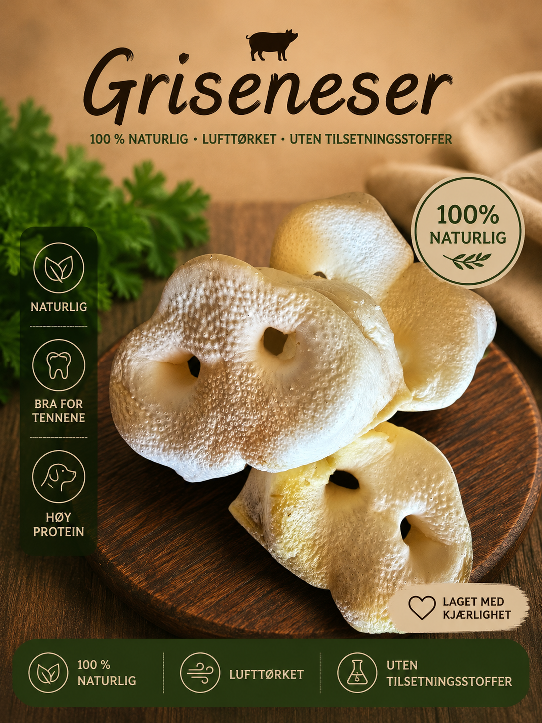Griseneser hvit