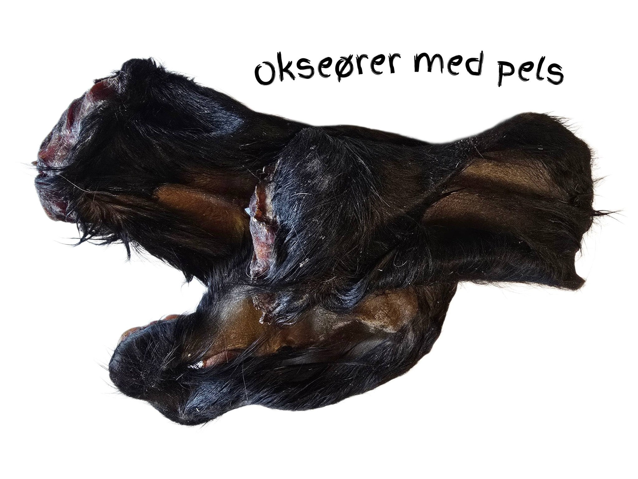 Okseører med pels