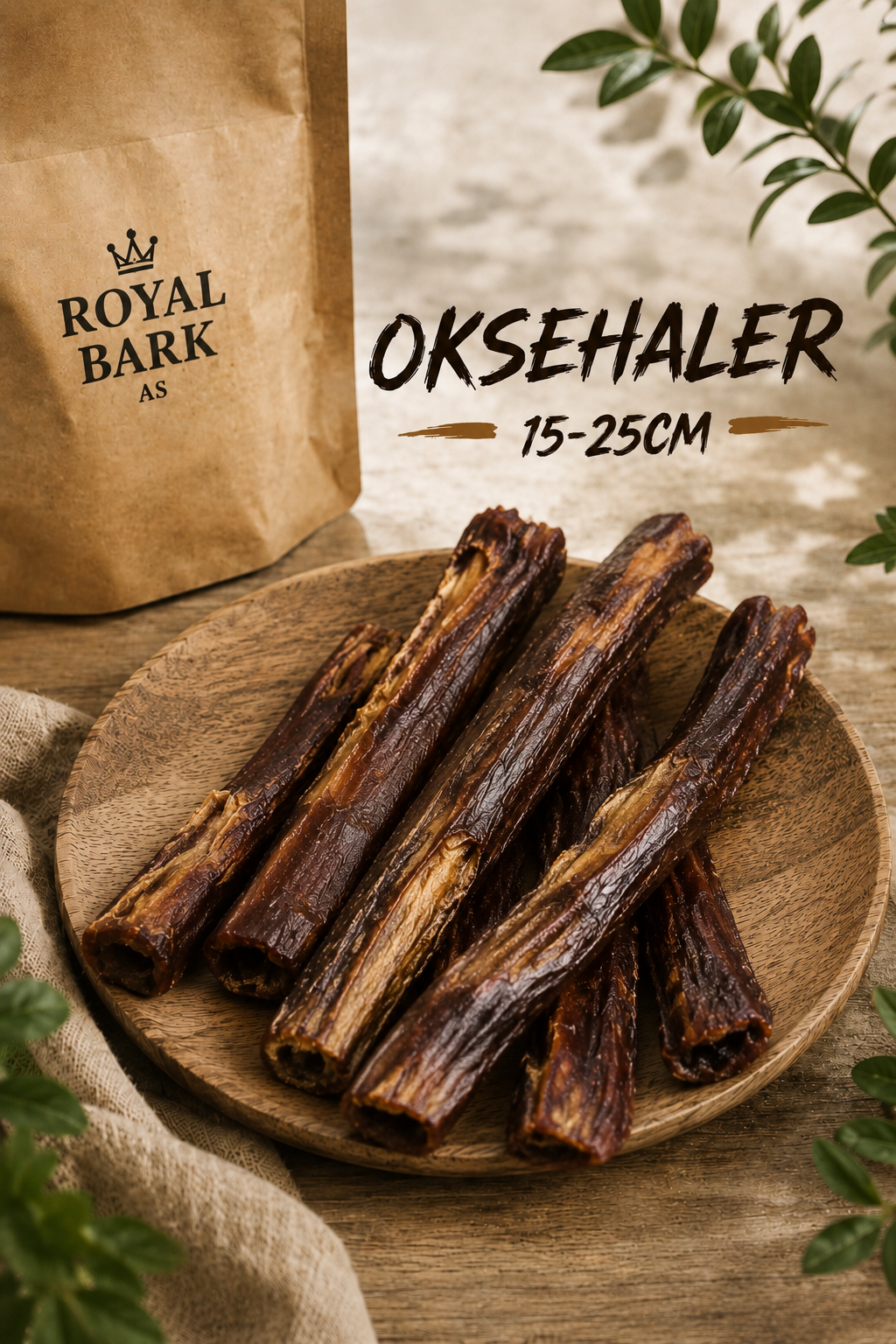 Oksehaler 15-25 cm
