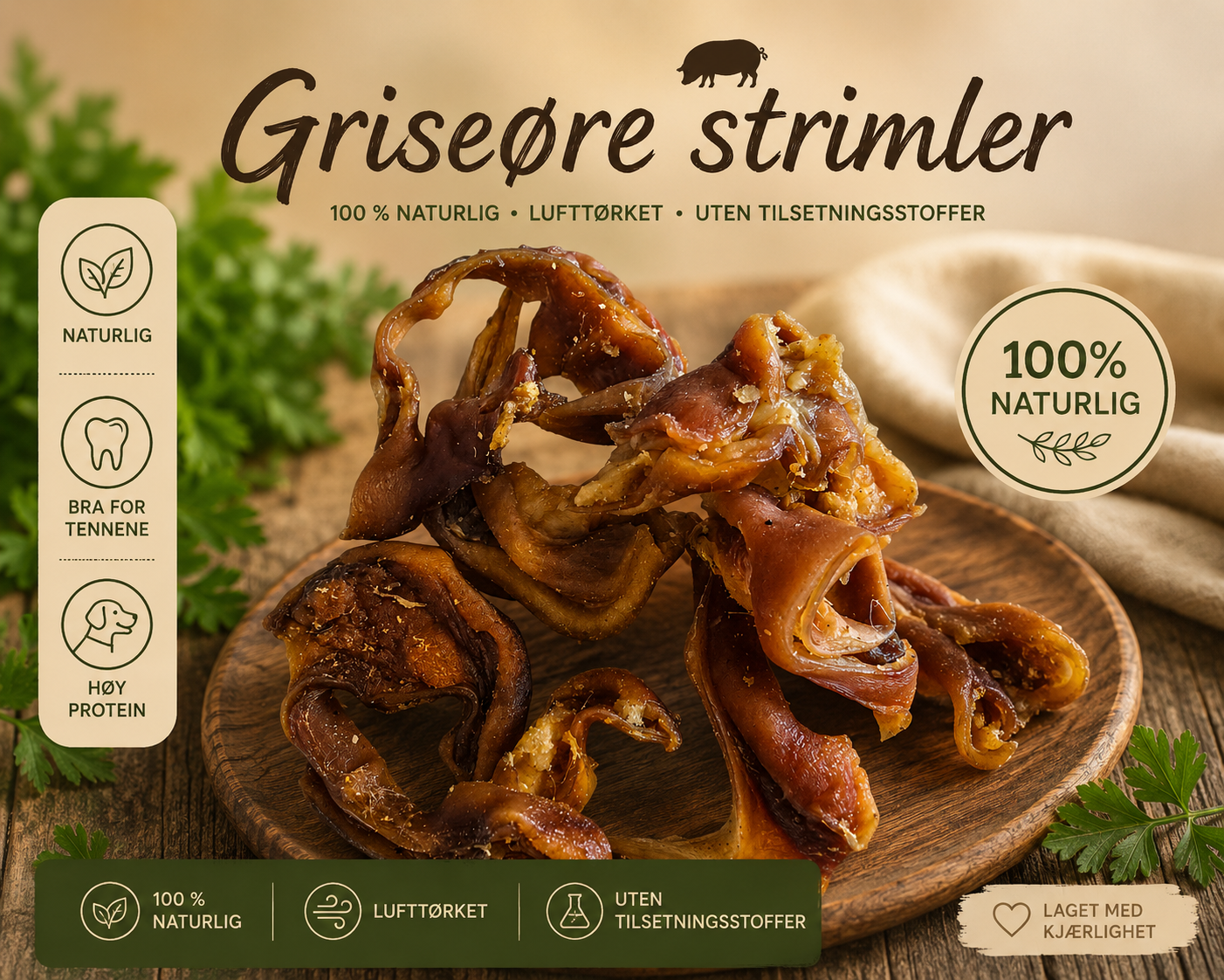 Griseøre strimler