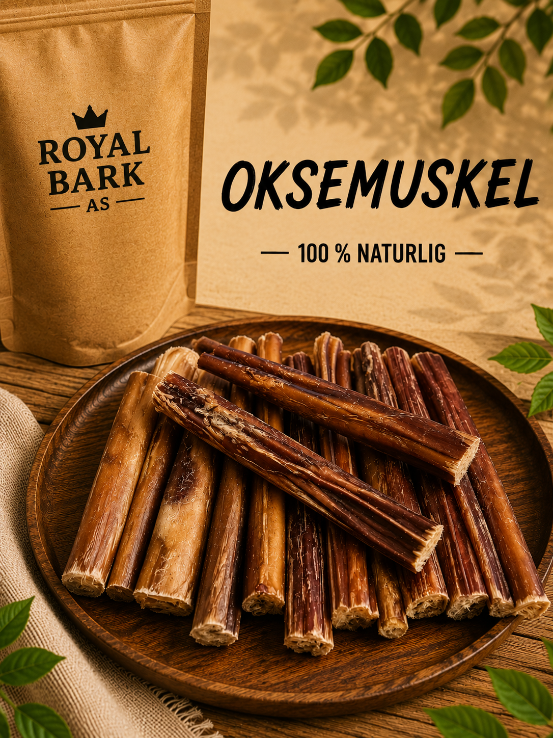Oksemuskel 25 cm
